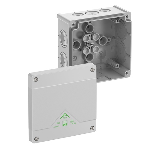 [E3ZPT] Boîte De Jonction Spelsberg IP66 127x127x70mm Grise - 80640001