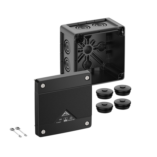 [E3ZPJ] Spelsberg Pro Doos IP66 Zwart 102mm - 40400001