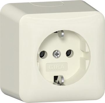 [E3ZQF] Gira Opbouw SCHUKO Stopcontact 16A 250V - 444012