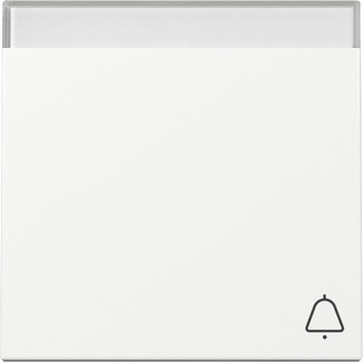 [E3ZQR] Gira Système 55 Bouton De Sonnette Avec Espace Pour Étiquette - 367303