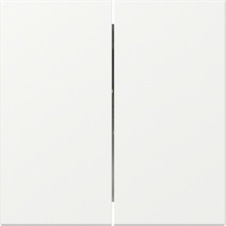 [E3ZR3] Gira System 55 Dual Rocker Switch Pure White Matt - 349527