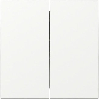 [E3ZRC] Gira Système 55 Double Interrupteur Capot Blanc Pur Mat - 329527