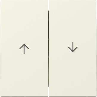 [E3ZRK] Gira System 55 Dual Rocker Switch With Arrow Symbol - 329401