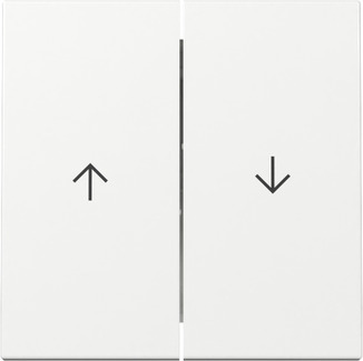 [E3ZRJ] Gira System 55 Dual Rocker Switch With Arrow Symbol - 329403