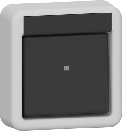 [E3ZSN] Gira Kreuzschalter Rocker 10AX 250V Grau - 310735