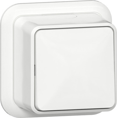 [E3ZSP] Gira Interrupteur De Surface Intermédiaire Blanc Pur - 310711