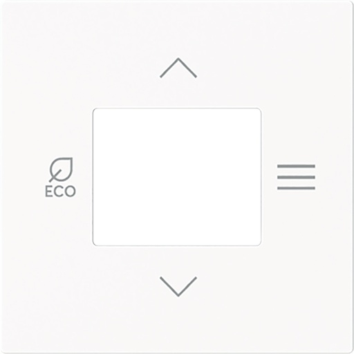 [E3ZTZ] ABB Room Temperature Controller Cover Plate Matt White - 2CKA006155A0123