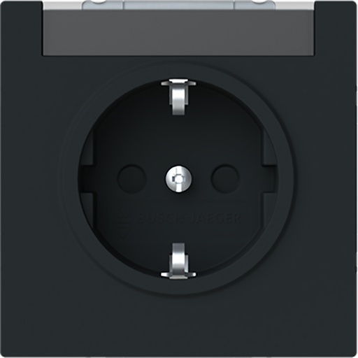 [E3ZU3] ABB Busch-Jaeger Safety+ Wall Socket With Label Field (European Socket) - 2CKA002013A5512
