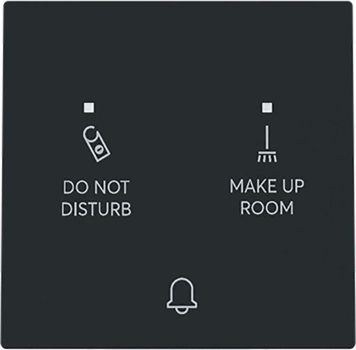 [E3ZU7] ABB DND MUR LED Push Button Switch 24V Black - 2CKA001751A3404