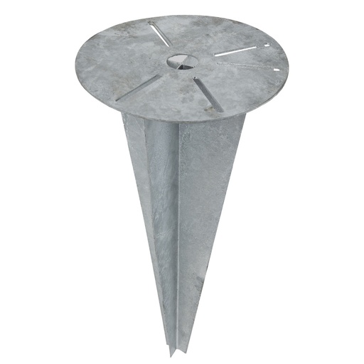 [E3ZVM] Ground Mounting Spike 26cm Base Plate 55cm Depth - 5819