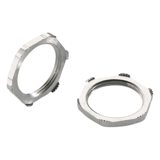 [E3ZYB] Pflitsch EMC M16 Vernikkeld Messing Lockmoer - GMM216/7PA