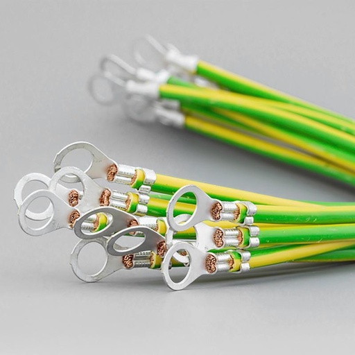 [E3ZZF] Nvent Hoffman Kit De Câble De Mise À La Terre M6/M8 220mm - Ecfa220 [10 Pièces]