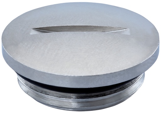 [E4246] Nickel Plated Brass Blind Plug M25x1.5 With O-Ring - 1052250150