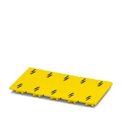 [E3TBX-X10] Phoenix Contact Lightning Warning Label Yellow Black - 3047374 [10 Pieces]
