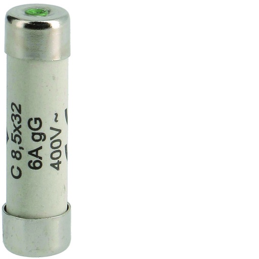 [E3TM5-X10] Hager Weber C-Typ Zylindrische Sicherung 6A 400V 8.5x32mm - L8532C06 [10 Stück]