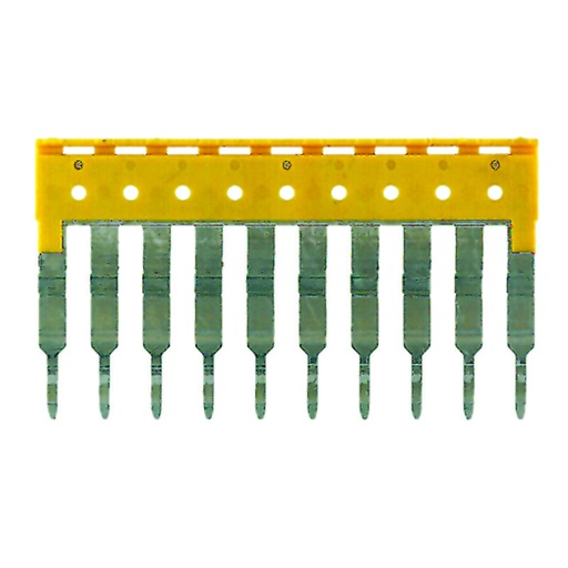 [E3TTR-X2] Weidmuller ZQV 2.5/10 Kruisconnector Aansluitblok - 1608940000 [2 Stuks]