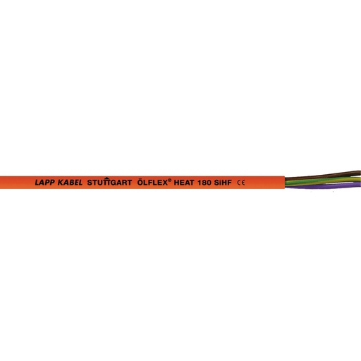 [E3TV7-X10] Lapp Olflex Heat 180 SiHF 3G2.5 Silicone Control Cable - 0046020 [10 Meters]