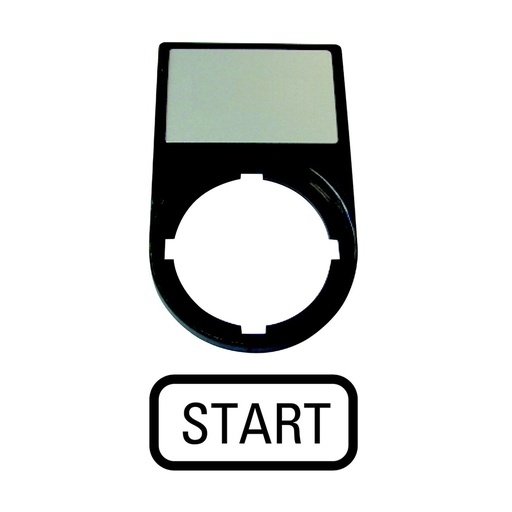 [E3U6F-X5] Eaton RMQ Titan Start Label Draagplaat M22S-ST-GB1 - 216495 [5 Stuks]