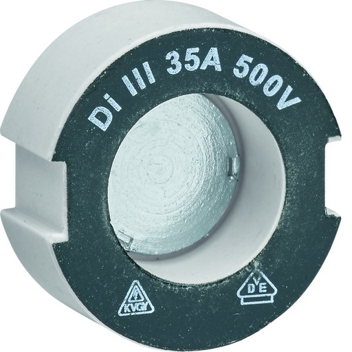 [E3U6Q-X5] Hager Le33P35 Push-In Jauge Vis Diii 35A Céramique - Le33P35 [5 Pièces]