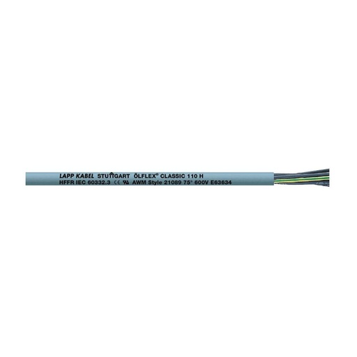 [E3U7W-X10] Lapp Olflex Classic 110 H 7G1 Control Cable - 10019967 [10 Meters]