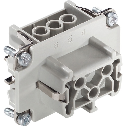 [E3U7N-X10] Epic H-Be 6 Connecteur Haute Courant Insert Femelle - 10191000 [10 Pièces]