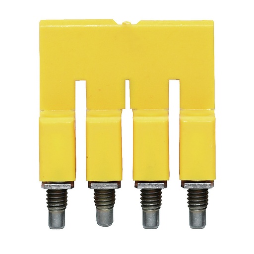 [E3UHG-X5] Weidmuller Conector Cruzado De 4 Polos Para Bloques De Terminales WDU - 1053860000 [5 Piezas]