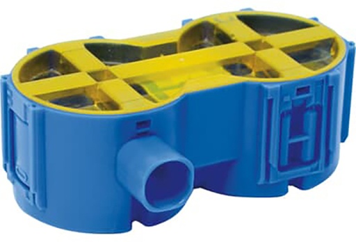 [E3UKY-X2] ABB H251 Dubbele Aansluitdoos 50mm Met 16/19mm Ingang - 1SPA007120F0197 [2 Stuks]