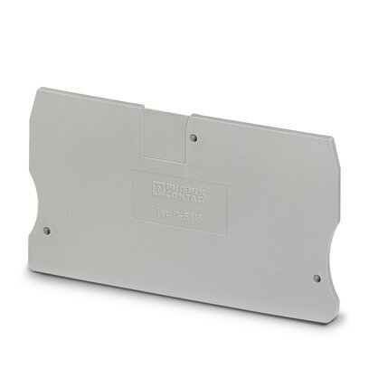 [E3UNU-X10] Phoenix Contact D-ST 16 Terminal Block End Cover - 3036657 [10 Pieces]