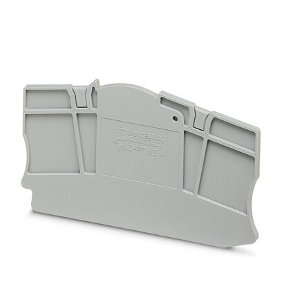 [E3VN8-X10] Phoenix Contact D-PTME 4 End Cover Gray - 3212167 [10 Pieces]