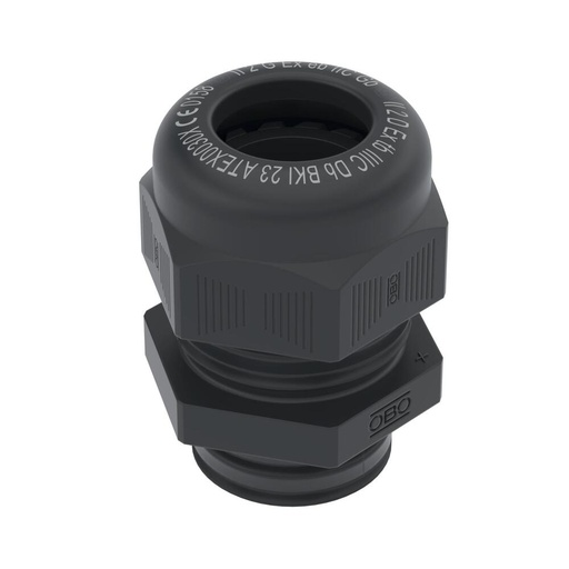 [E3VSM-X2] Explosion-Proof M25 Cable Gland IP68 Polyamide Black - 2050331 [2 Pieces]