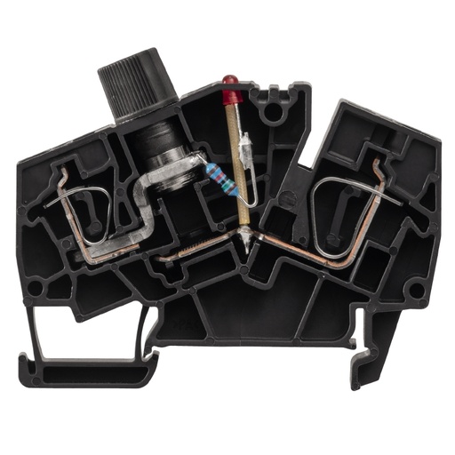 [E3W3Q-X20] Weidmuller ZSI 6-2 Fusible Terminal Avec LED 6mm² - 1867500000 [20 Pièces]