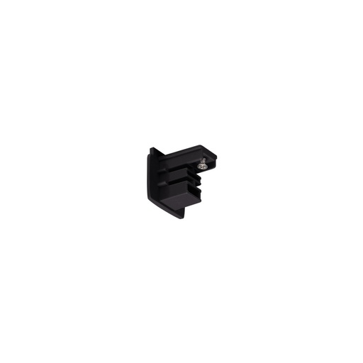 [E3X26-X5] SLV S-Track 3-Phase End Cap Black - 175060 [5 Pieces]