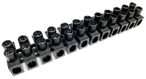 [E3XRE-X2] Conex Aansluitstrip 12P Zwart 10-25mm² 750V - CH PA60P12BK [2 Stuks]