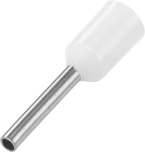 [E3XUX-X2] Conex Ferrule De Fil Unique Blanc 0.5mm² - Ce500101 [200 Pièces]