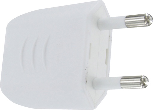 [E3YGD-X10] Euro Stroomplug 2.5A Wit - 177013009 [10 Stuks]