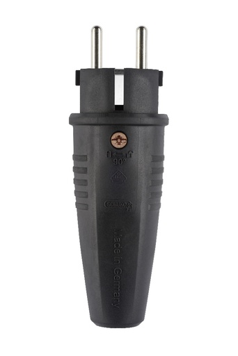 [E3ZKY-X2] ABL Expert SCHUKO IP44 Quick-Release TPE Plug - 100000043 [2 Pieces]