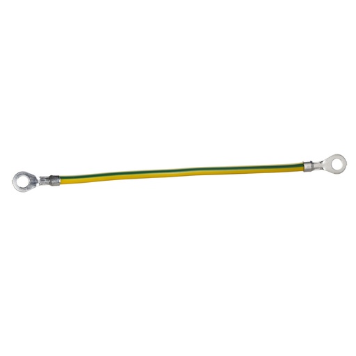 [E3ZYQ-X10] Câble De Mise À La Terre Schneider Electric 160mm 6mm² - NSYEL166D8 [10 Pièces]