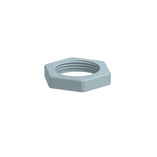 [E3ZY8-X20] M25 Polyamide Metric Locknut RAL 7001 Silver Grey - 2048787 [20 Pieces]
