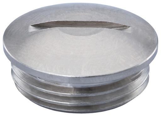 [E4234-X2] Nickel Plated Brass PG21 Cable Gland Plug - 1052210001 [2 Pieces]