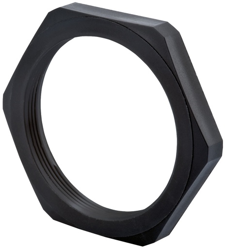 [E424M-X20] GM-FS M25 Polyamide Locknut Zwart - 1262250150 [20 Stuks]