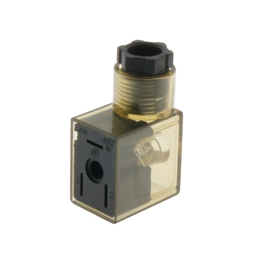 [AS-CBL-X2] Stecker mit LED (DIN - B) [2 Stück]
