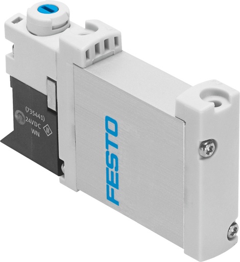 [P2NVC] Festo 5/2 Monostable Válvula Solenoide De Aire Brida 100L/Min - 566448