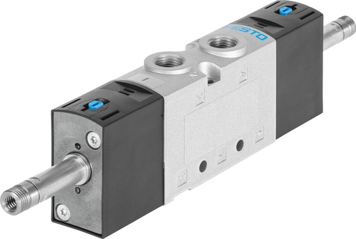 [P2PE7] Festo 2x3/2 NO/NC Monostabil Luft Magnetventil G1/8 600l/min - 577502