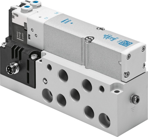 [P2PPC] Festo 2x2/2 NC Monostabil Magnetventil Für Luft G1/8 650L/Min - 545233