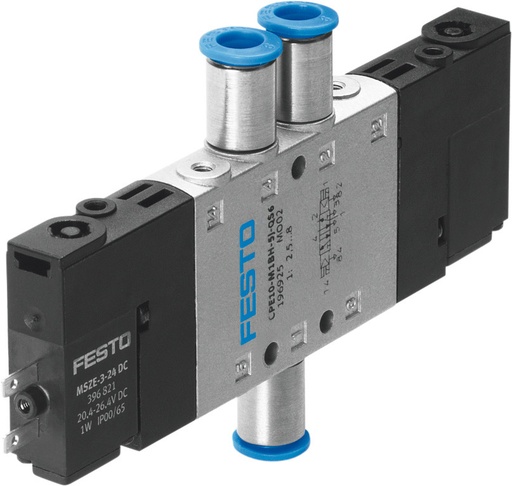 [P2PYX] Festo 5/2 Bistabil Luft Magnetventil QS-6 320L/Min - 196877