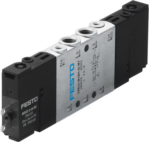 [P2Q2A] Festo 5/2 Bistabiler Luft Magnetventil M7 350L/Min - 196925