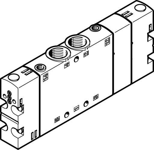 [P2Q3T] Festo 5/3 NC Basisventiel G1/4 1450l/min - 550158
