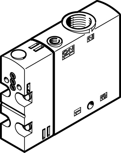 [P2Q43] Festo 3/2 NO Monostabiele Basisventiel G1/4 1700l/min - 550166