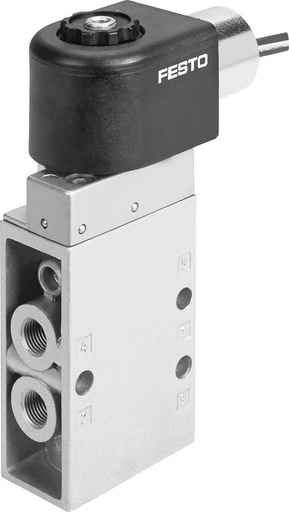 [P2QAC] Festo 5/2 Monostable Air Solenoid Valve G1/8 500l/min - 535909