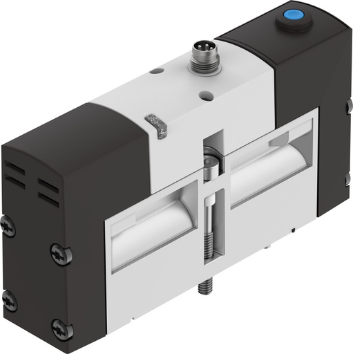 [P2QJY] Festo 5/2 Monostable Air Solenoid Valve Size 26mm ISO 15407-1 1100l/min - 534525